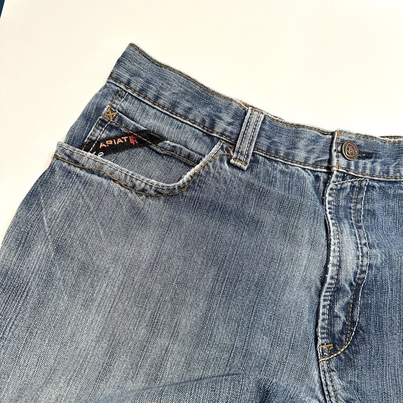 Ariat M4 FR Work Jeans Men's 36 X 32 Low Rise Boot Cut Flame Resistant - Picture 8 of 16